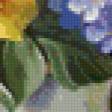 Предпросмотр схемы вышивки «гортензии и розы в вазе» (№887677)