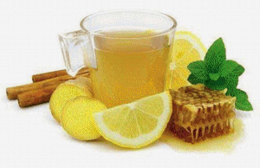 имбирный чай с лимоном - напитки, чай - предпросмотр