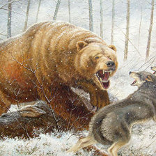 Схема вышивки «Огонеров - Лов на мечки»