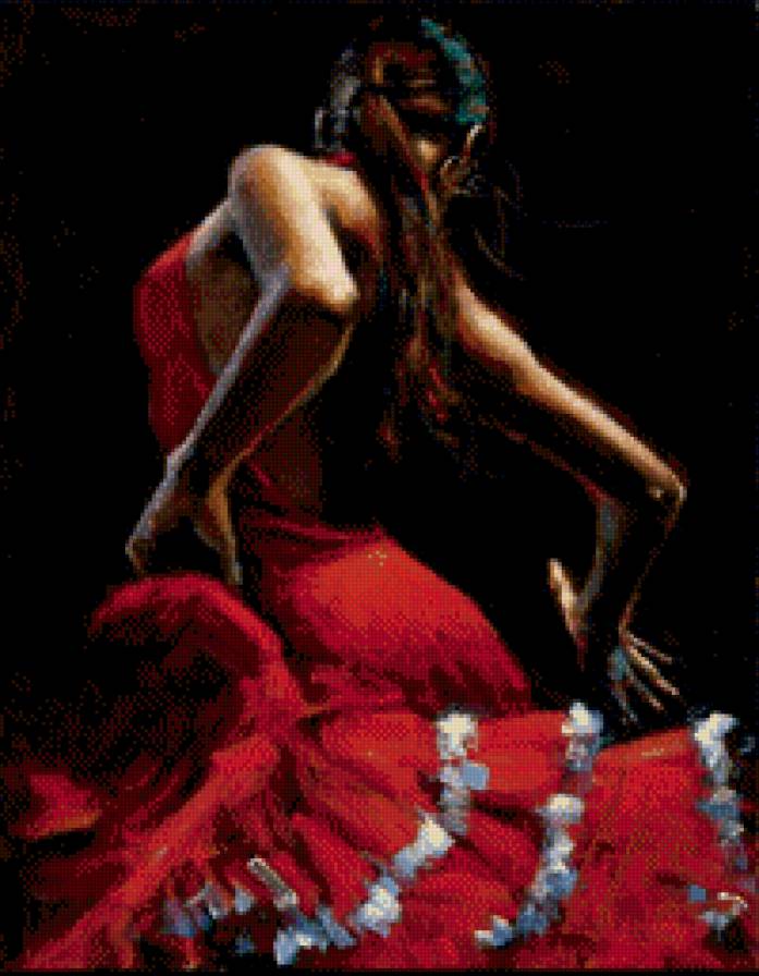 фламенко - фламенко танец страсть дева - предпросмотр