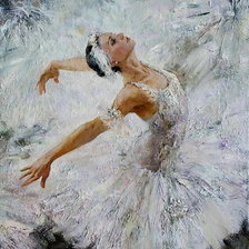Оригинал схемы вышивки «Танец, балерина.» (№892677)