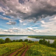 Схема вышивки «родные просторы»