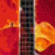 Предпросмотр схемы вышивки «Гитара в огне» (№893663)