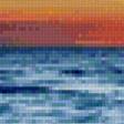 Предпросмотр схемы вышивки «закат на море» (№894908)