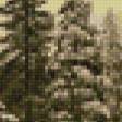 Предпросмотр схемы вышивки «зимний лес» (№897897)