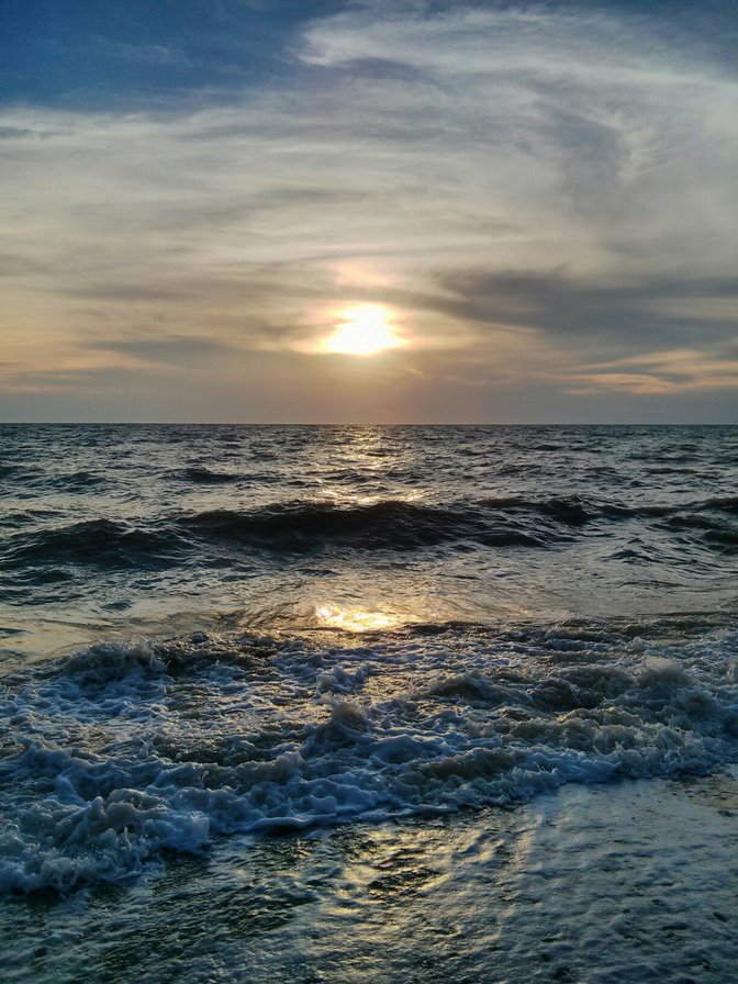 Море - море, закат, вода - оригинал