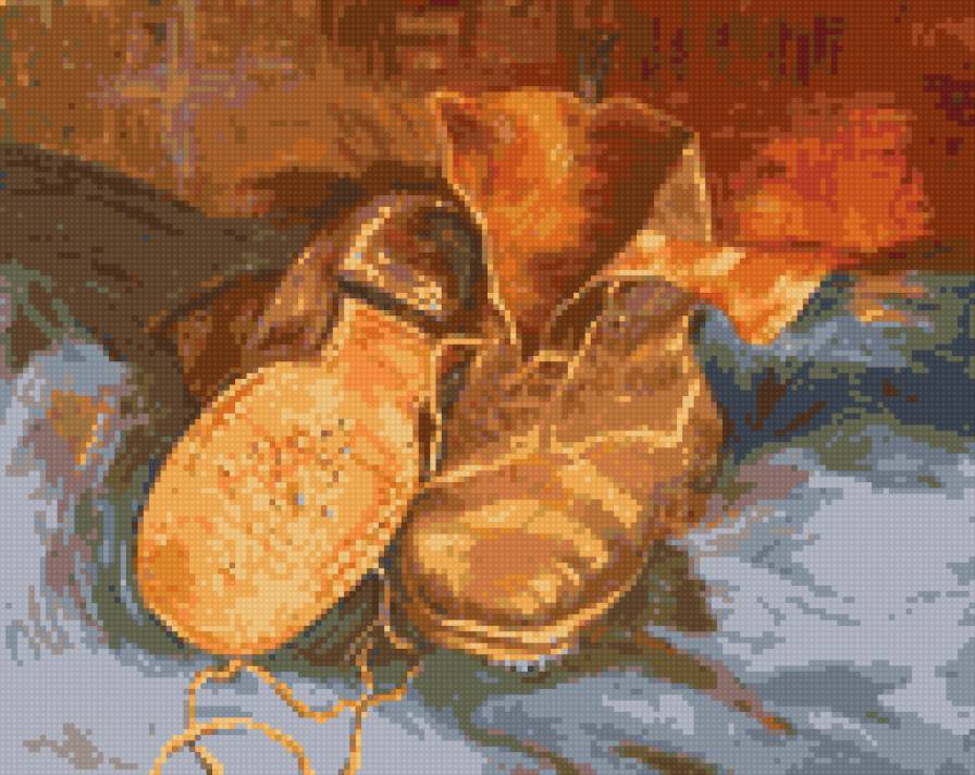 Ван Гог Пара ботинок - предпросмотр
