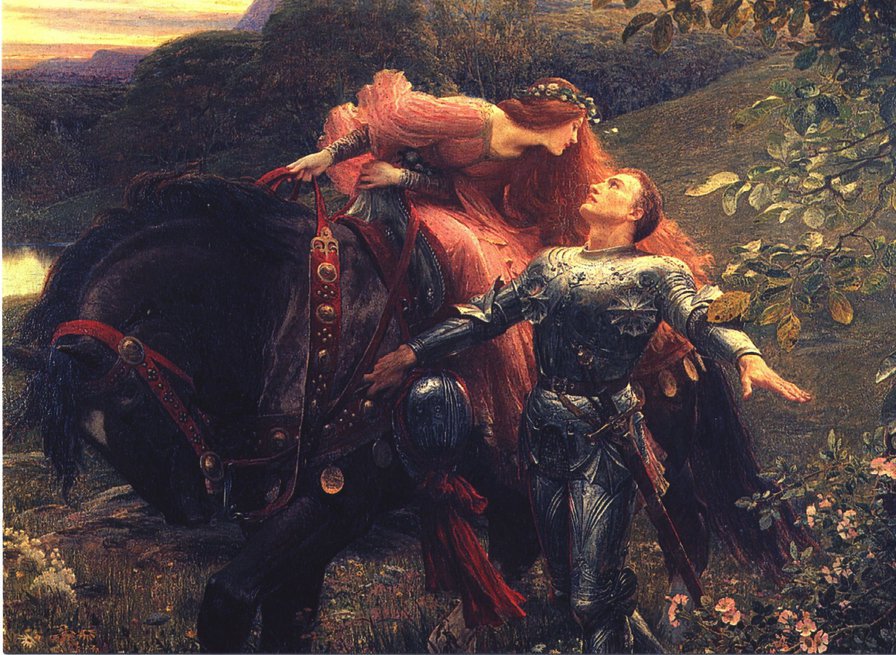 любовь - конь, принцесса, он, она, пара, рыцарь, лошадь - оригинал