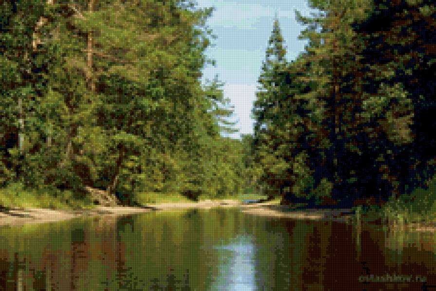 Озеро Селигер - лес, природа, озеро, пейзаж - предпросмотр