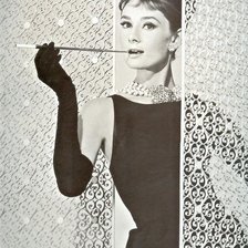 Оригинал схемы вышивки «Audrey Hepburn» (№910613)