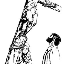 Оригинал схемы вышивки «El Calvario de  Jesus» (№911996)