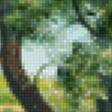 Предпросмотр схемы вышивки «пейзаж с деревом» (№912669)