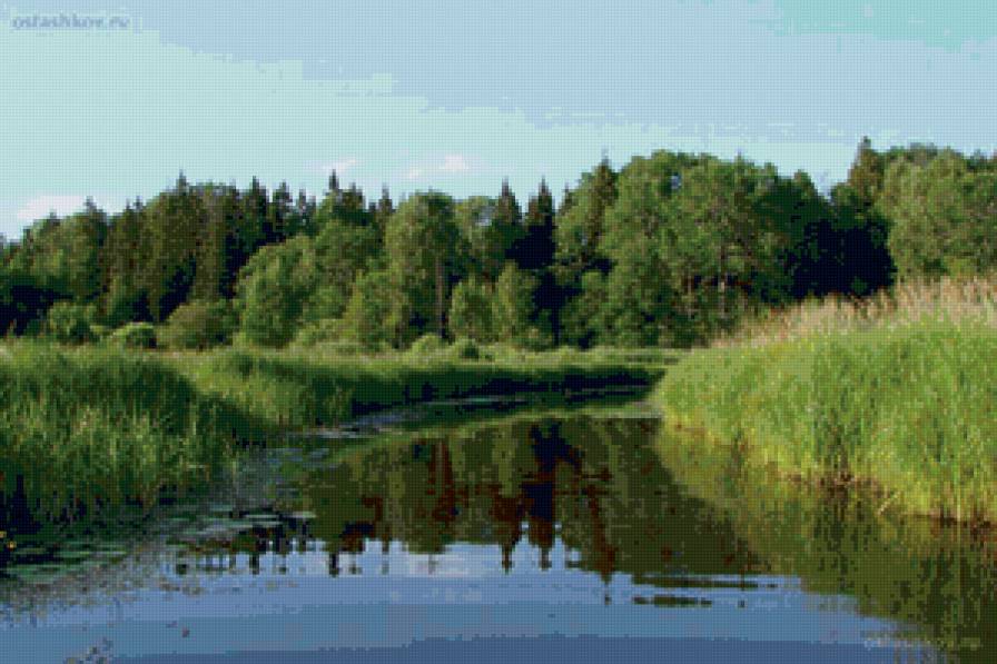 Озеро Селигер - пейзаж, природа, озеро - предпросмотр