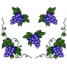 Оригинал схемы вышивки «виноград» (№913135)
