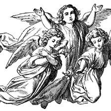 Оригинал схемы вышивки «ангел» (№920902)