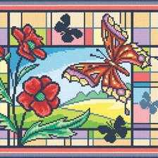 Схема вышивки «серия "бабочки"»