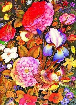 Flores  de colores - оригинал