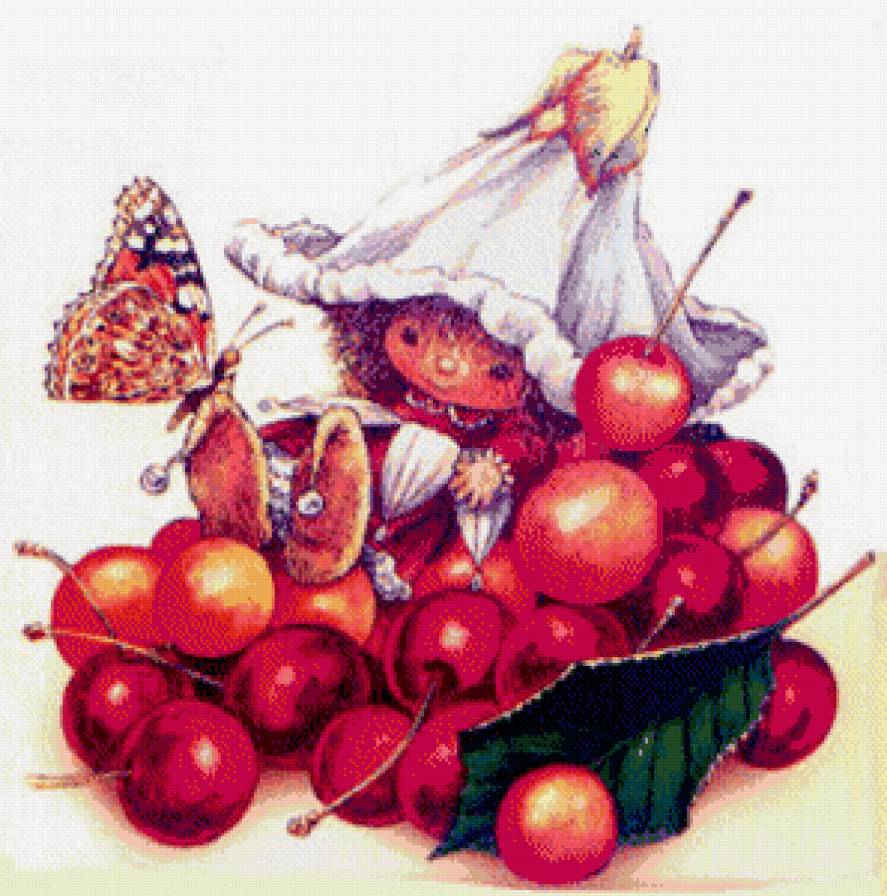 Лето урожайное - феечка, ягода, детское, черешня - предпросмотр