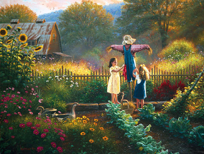 Картина Марка Кетлея - дети, живопись, картина, искусство - оригинал
