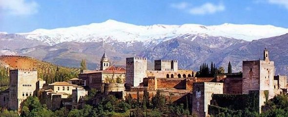 La Alhambra de Granada Wide - paisaje - оригинал