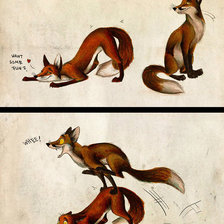 Оригинал схемы вышивки «Серия Funny fox» (№932706)