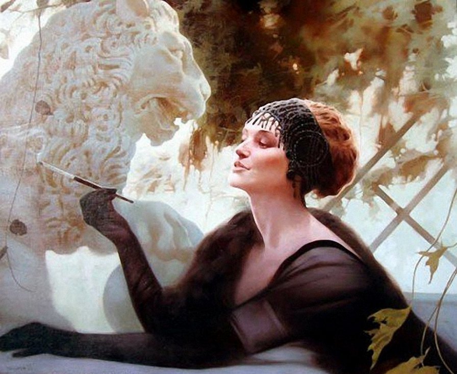 Картина Светланы Валуевой - картина, женщина, художник, светлана валуева - оригинал