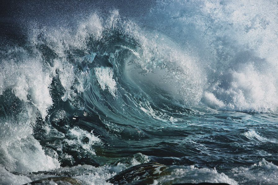 Морская волна - буря, морская стихия, шторм, волна, море - оригинал