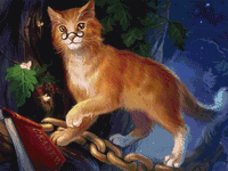 Кот ученый - кот, сказки - предпросмотр