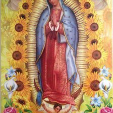 Схема вышивки «Virgen De Guadalupe»