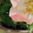 Предпросмотр схемы вышивки «цветы шиповника в вазе» (№942942)