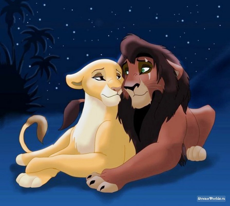 Король Лев - лев, животные, мультфильм - оригинал