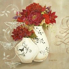 Оригинал схемы вышивки «вазы с цветами» (№947085)