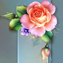 Оригинал схемы вышивки «красота розы» (№949796)