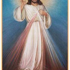 Схема вышивки «Cristo de la Misericordia-Vos Confio»