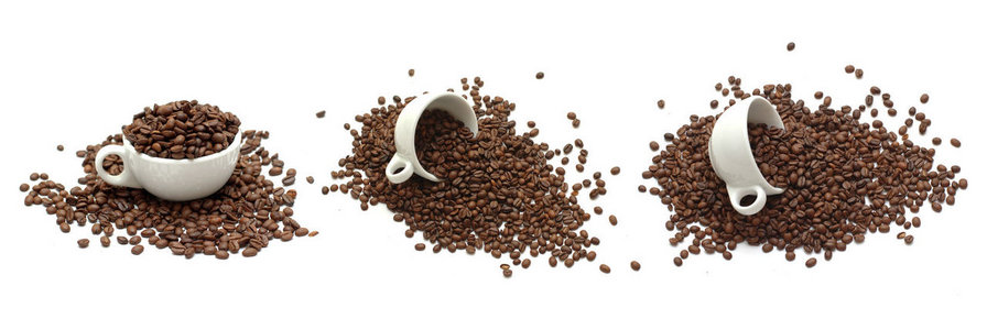 Кофе - зерно, кофе, чашка - оригинал