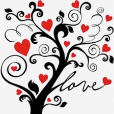 Оригинал схемы вышивки «Дерево любви» (№962231)