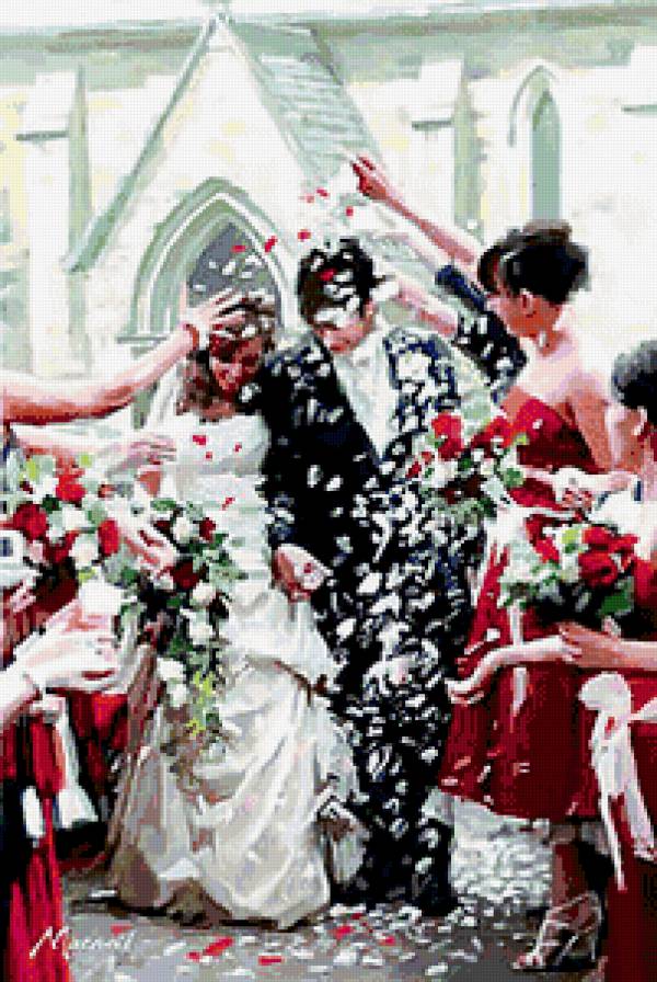 свадьба - жених, праздник, молодожены, свадьба, семья, любовь, невеста - предпросмотр