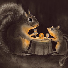 Оригинал схемы вышивки «David Sedaris - Squirrel Seeks Chipmunk» (№966034)