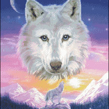 Оригинал схемы вышивки «wolf» (№966148)