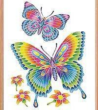 Оригинал схемы вышивки «бабочки» (№967477)