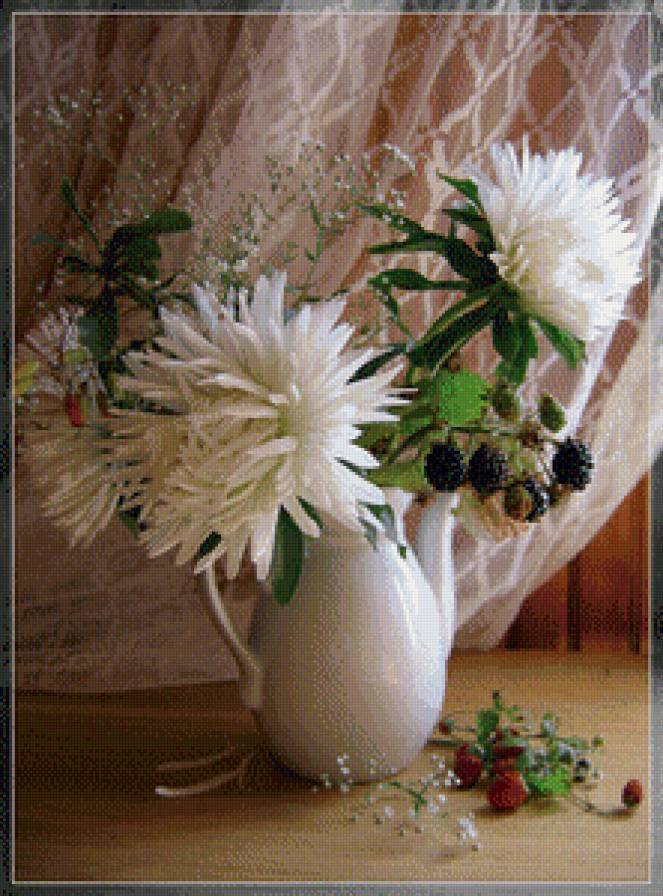 букет - цветы, ваза - предпросмотр