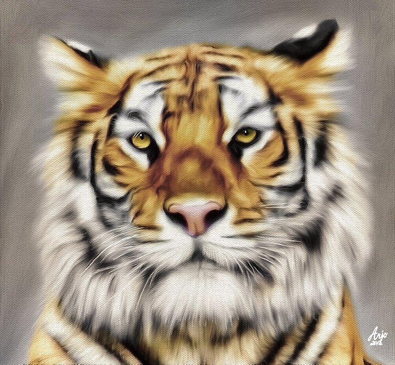 портрет тигрули - тигр, хищник - оригинал