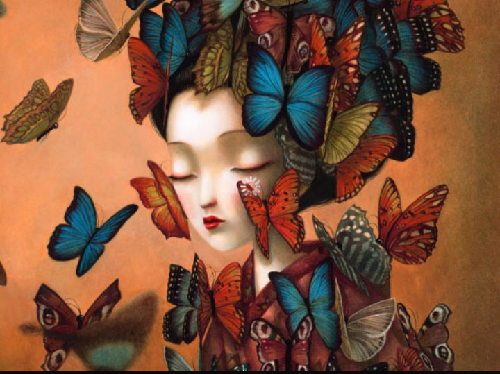 Madam Butterfly [Lacombe] - arte-pintores - оригинал