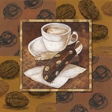 Оригинал схемы вышивки «кофе.на кухню» (№974007)