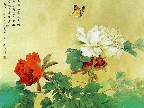 Китайская живопись № 5 - искусство, картина, живопись, китай - оригинал