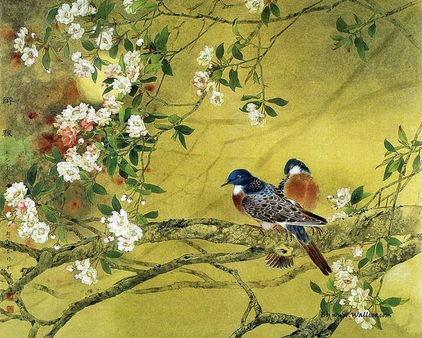 Китайская живопись № 6 - живопись, китай, картина, искусство - оригинал