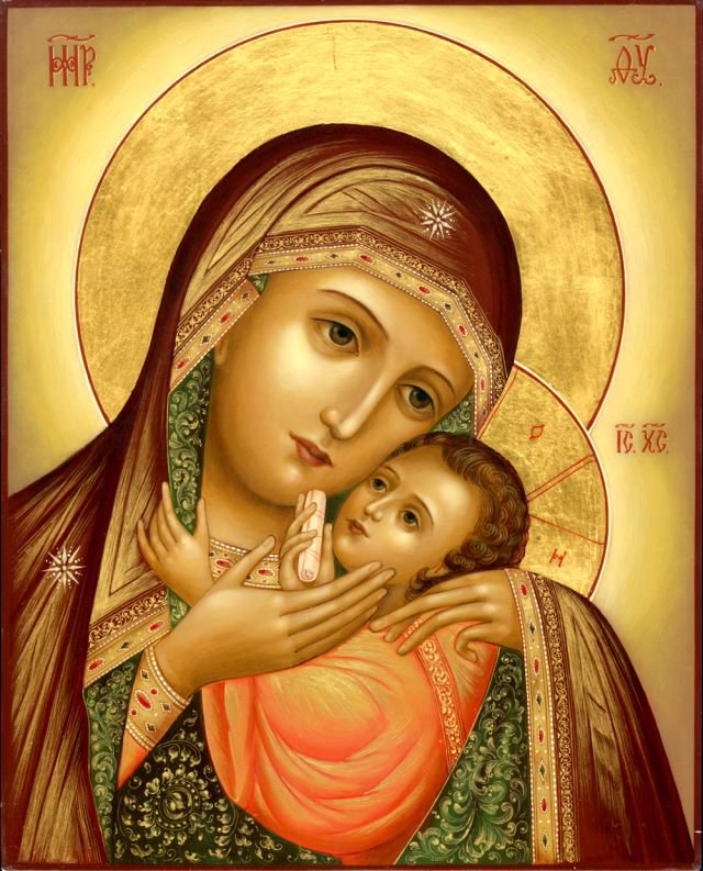 Касперовская икона Божьей матери - ангел, богородица, икона, образ - оригинал