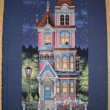 Оригинал схемы вышивки «Викторианский домик» (№977113)