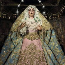 Оригинал схемы вышивки «Virgen de la Macarena» (№977320)
