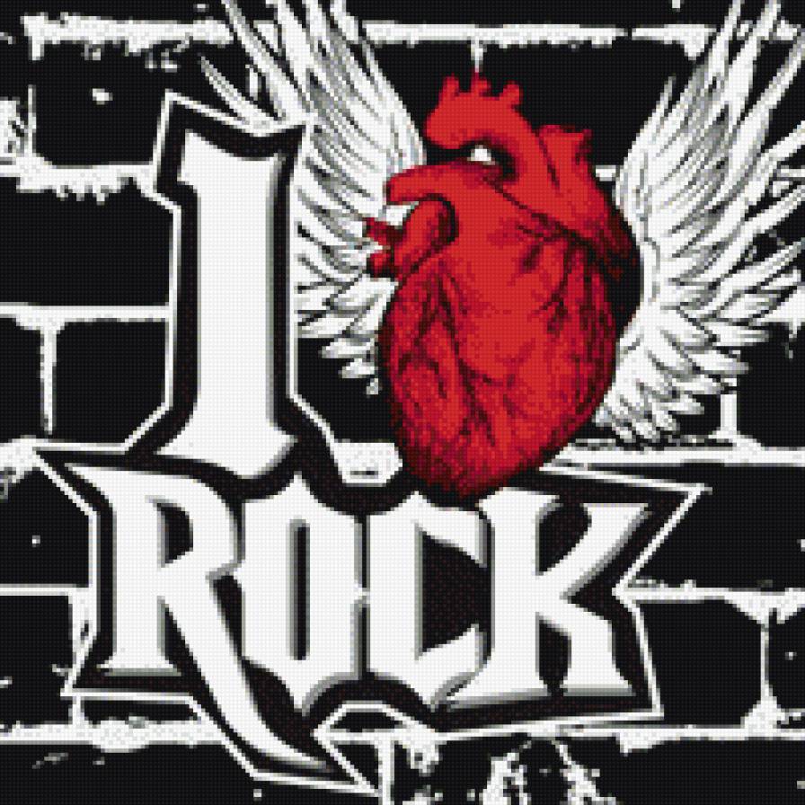 I love Rock - rock, рок - предпросмотр